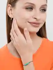 Бирюзовый браслет-нить "Simple bracelete"