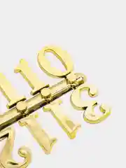 Желтый цифры для часов римские , арабские . Циферблат для часов. высота 2,5 см