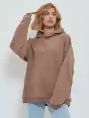 Женское бежевое худи JOE LO без шнурка