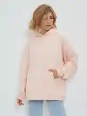 Женское розовое худи JOE LO без шнурка