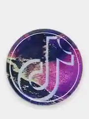 Пастельно-коралловый попсокет TikTok для смартфона (Tik tok, тик ток, тикток)