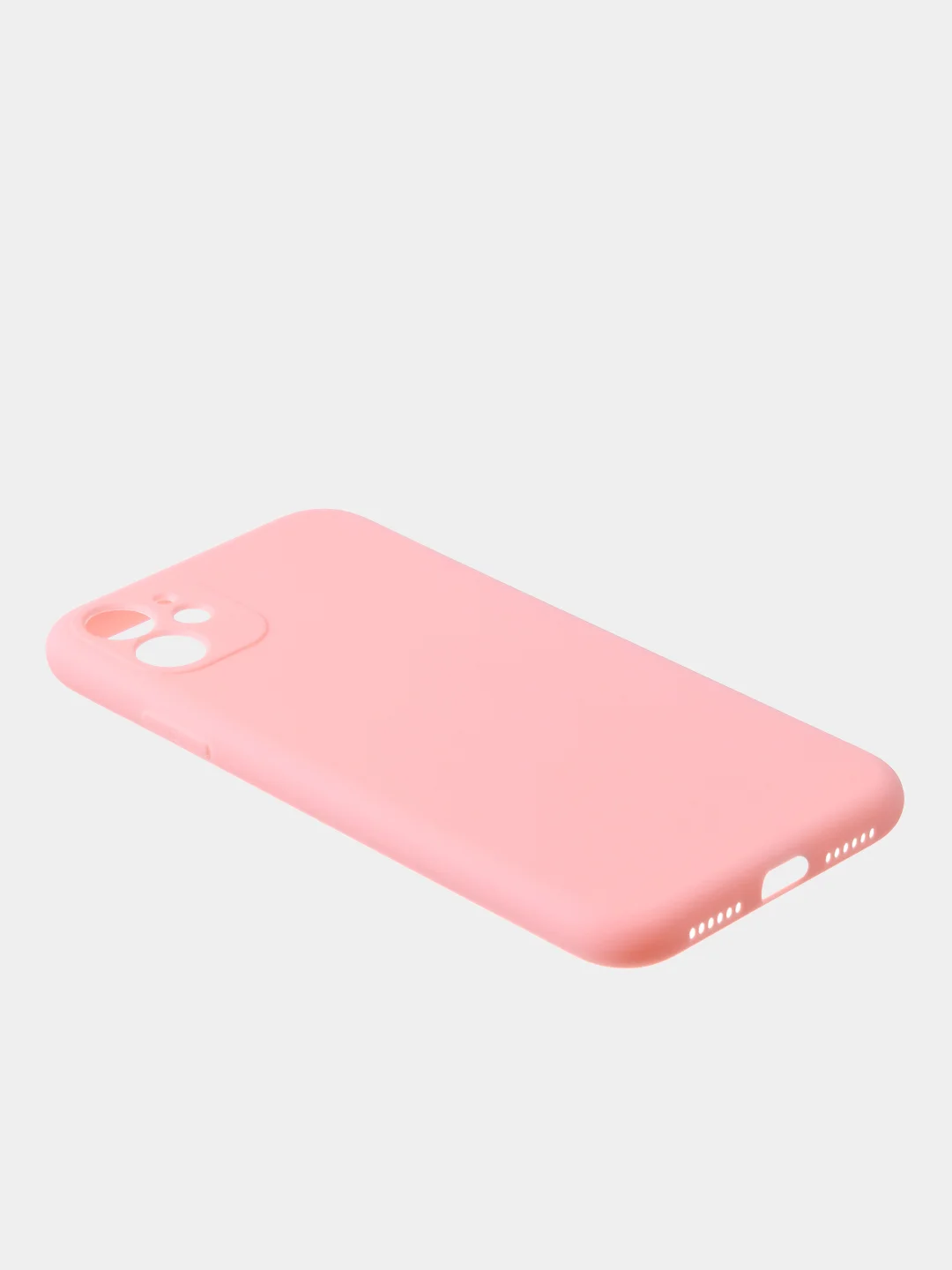 Розовый чехол для iPhone 11 цветной матовый