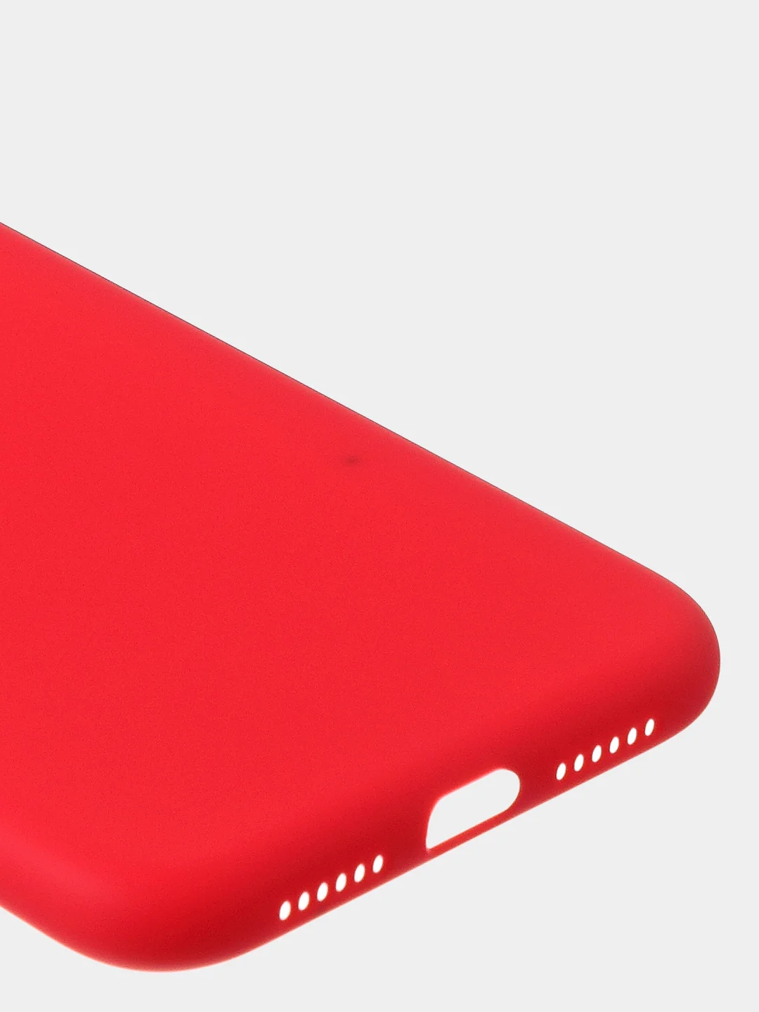 Красный чехол для iPhone 11 цветной матовый