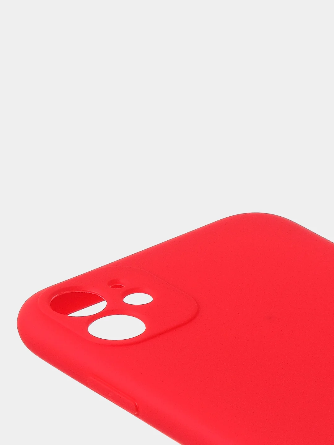 Красный чехол для iPhone 11 цветной матовый