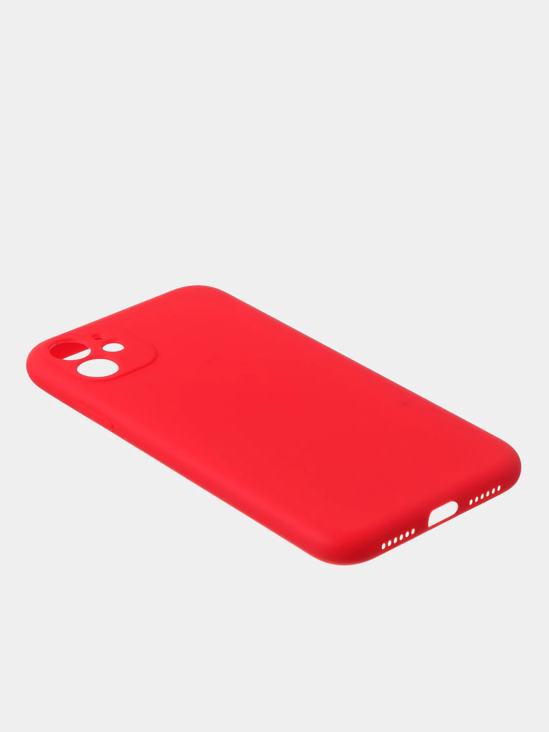 Красный чехол для iPhone 11 цветной матовый