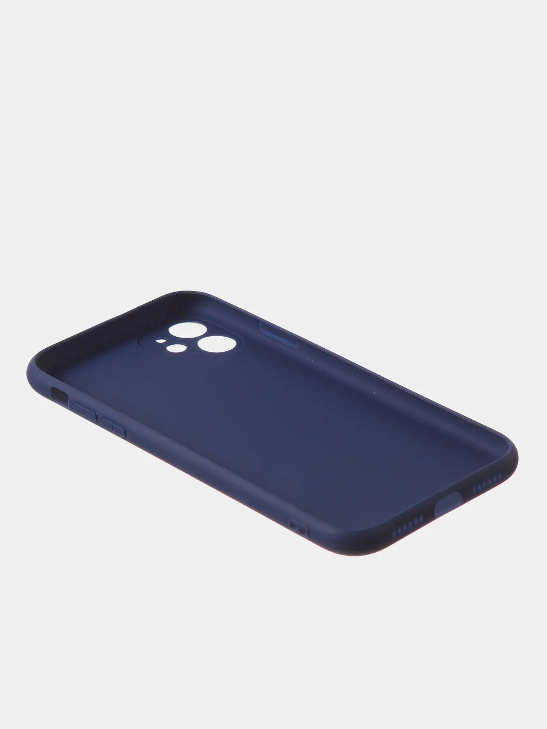 Темно-синий чехол для iPhone 11 цветной матовый
