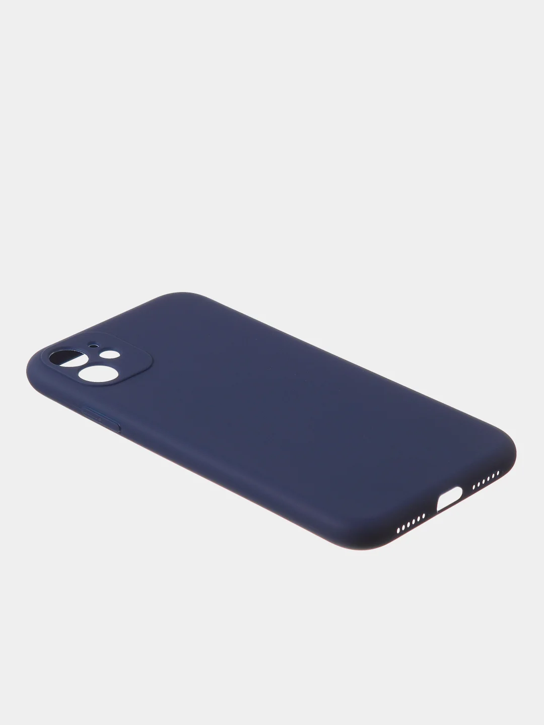 Темно-синий чехол для iPhone 11 цветной матовый