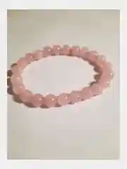 Браслет из розового кварца