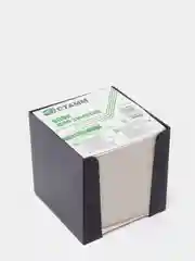 Блок бумаги для записей, 9 x 9 x 9 см, 65 г/м2, в пластиковом боксе, белый