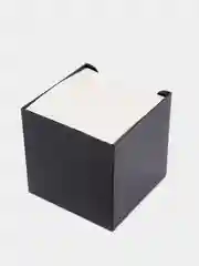 Блок бумаги для записей, 9 x 9 x 9 см, 65 г/м2, в пластиковом боксе, белый