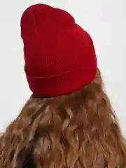 Вишнёвый шапка вязанная унисекс TRUE