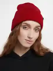 Вишнёвый шапка вязанная унисекс TRUE