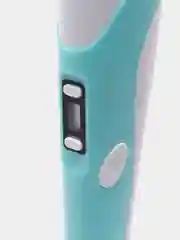 Голубой 3d ручка 3DPen-3, c цветным пластиком, трафаретами