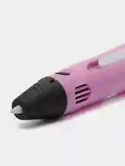 Розовый 3d ручка 3DPen-3, c цветным пластиком, трафаретами
