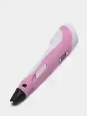 Розовый 3d ручка 3DPen-3, c цветным пластиком, трафаретами