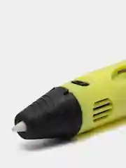 Желтый 3d ручка 3DPen-3, c цветным пластиком, трафаретами