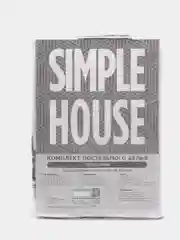 Постельное белье Simple House "Plumage" 1,5-сп полисатин