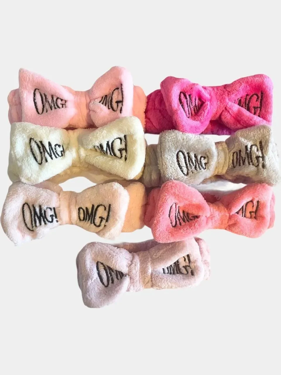 Мягкая повязка на голову для волос для косметических процедур OMG
