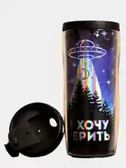 Приглушённый хаки термостакан "Термокружка, 350 мл", 71 вид