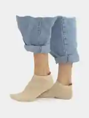 Бежевый носки женские, короткие, POOPSOCKS