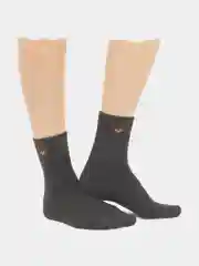 Угольный носки женские, высокие, тёплые, с вышивкой "медведь" POOPSOCKS
