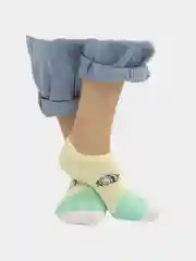 Лимонный носки женские короткие POOPSOCKS