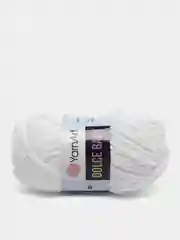 Белый плюшевая пряжа YarnArt Dolce Baby (ЯрнАрт Дольче Бэби)