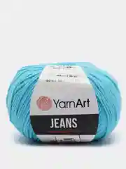 Голубой пряжа YarnArt Jeans (ЯрнАрт Джинс)