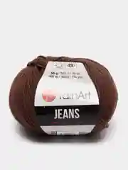 Коричневый пряжа YarnArt Jeans (ЯрнАрт Джинс)