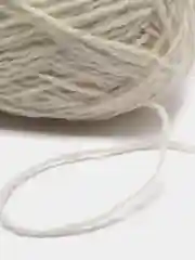 Белый пряжа шерсть для носков