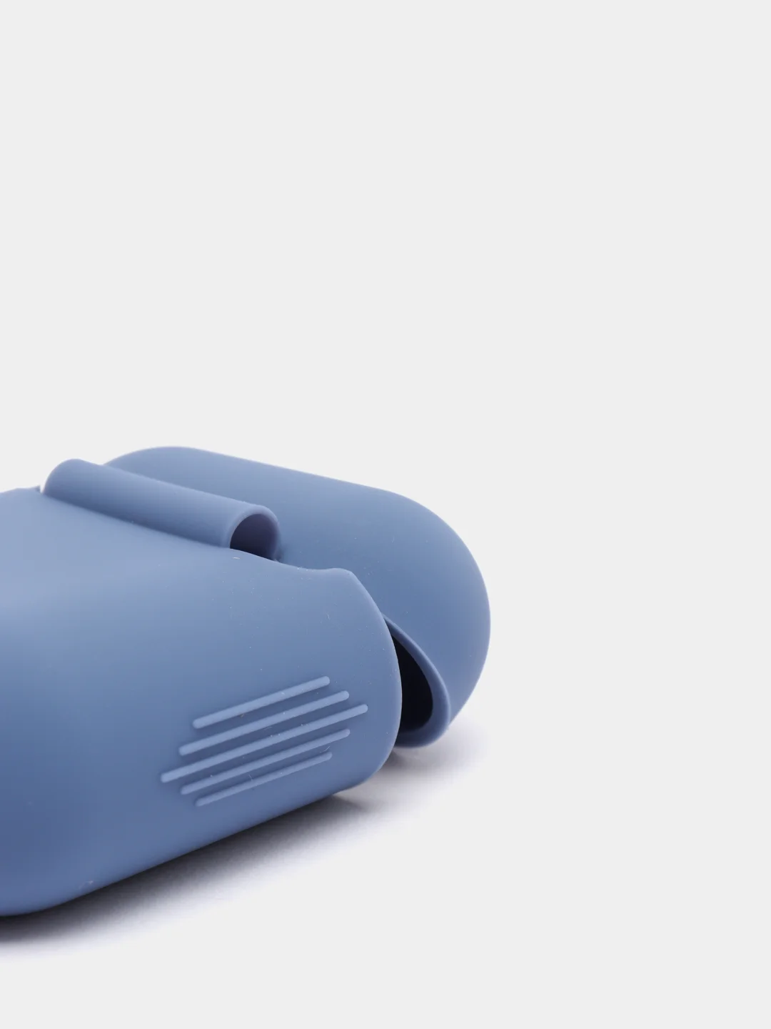 Синий чехол для Apple AirPods 1, AirPods 2 силиконовый