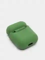 Зеленый чехол для Apple AirPods 1, AirPods 2 силиконовый