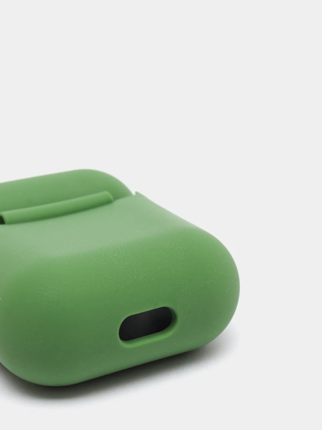 Зеленый чехол для Apple AirPods 1, AirPods 2 силиконовый