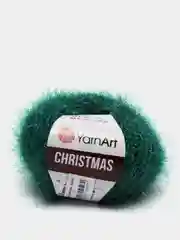 Тёмно-зелёный пряжа YarnArt Christmas (Ярнарт Кристмас)