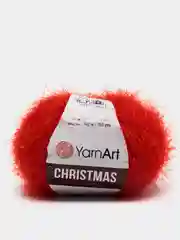 Красный пряжа YarnArt Christmas (Ярнарт Кристмас)