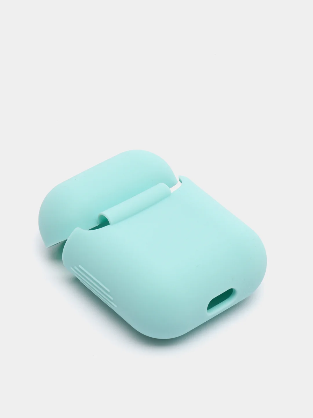 Бирюзовый чехол для Apple AirPods 1, AirPods 2 силиконовый