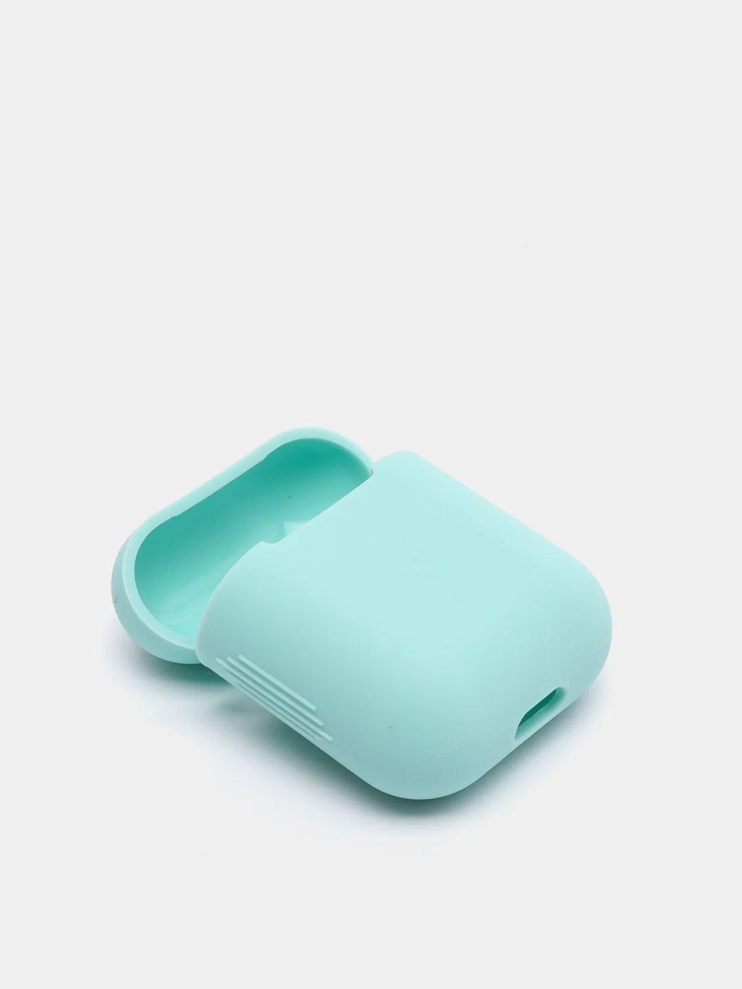 Бирюзовый чехол для Apple AirPods 1, AirPods 2 силиконовый