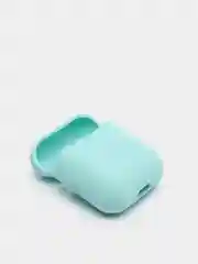 Бирюзовый чехол для Apple AirPods 1, AirPods 2 силиконовый