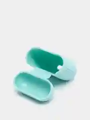 Бирюзовый чехол для Apple AirPods 1, AirPods 2 силиконовый