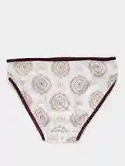 Бордовый трусы женские