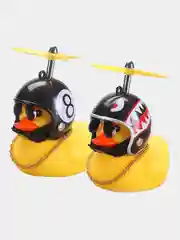 Игрушка Утка в машину, крутая утка в шлеме с гудком и в очках, шлем PUBG, ТикТок уточка
