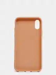 Бежевый чехол для Apple iPhone X / XS силиконовый, 14 цветов