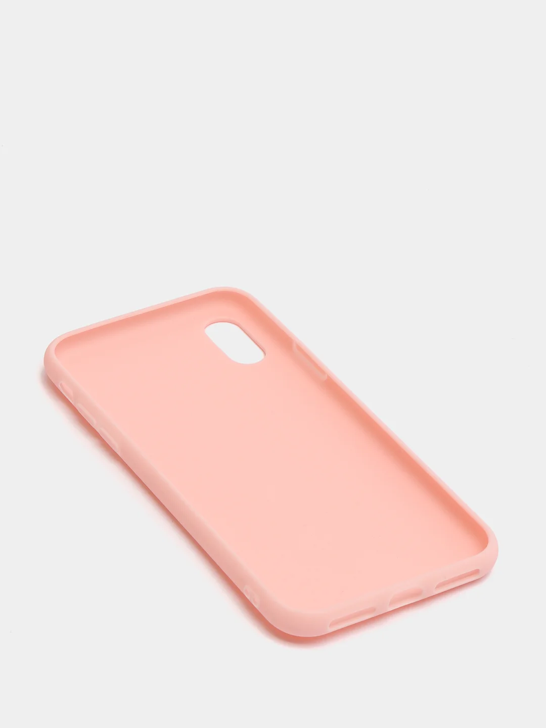 Розовый чехол для Apple iPhone X / XS силиконовый, 14 цветов