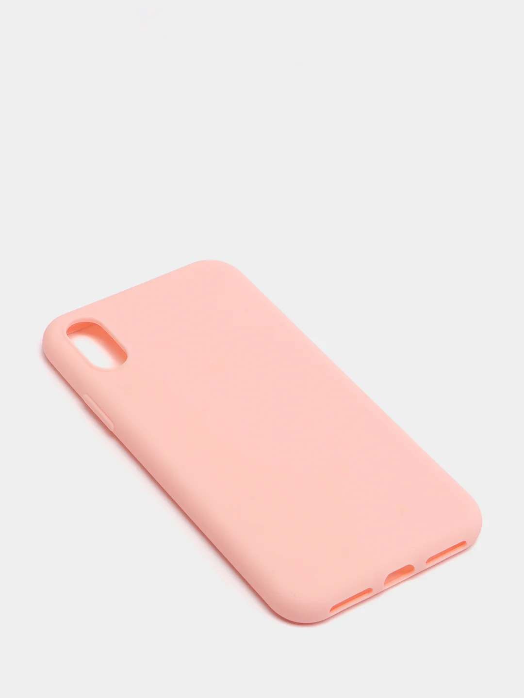 Розовый чехол для Apple iPhone X / XS силиконовый, 14 цветов