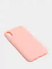 Розовый чехол для Apple iPhone X / XS силиконовый, 14 цветов