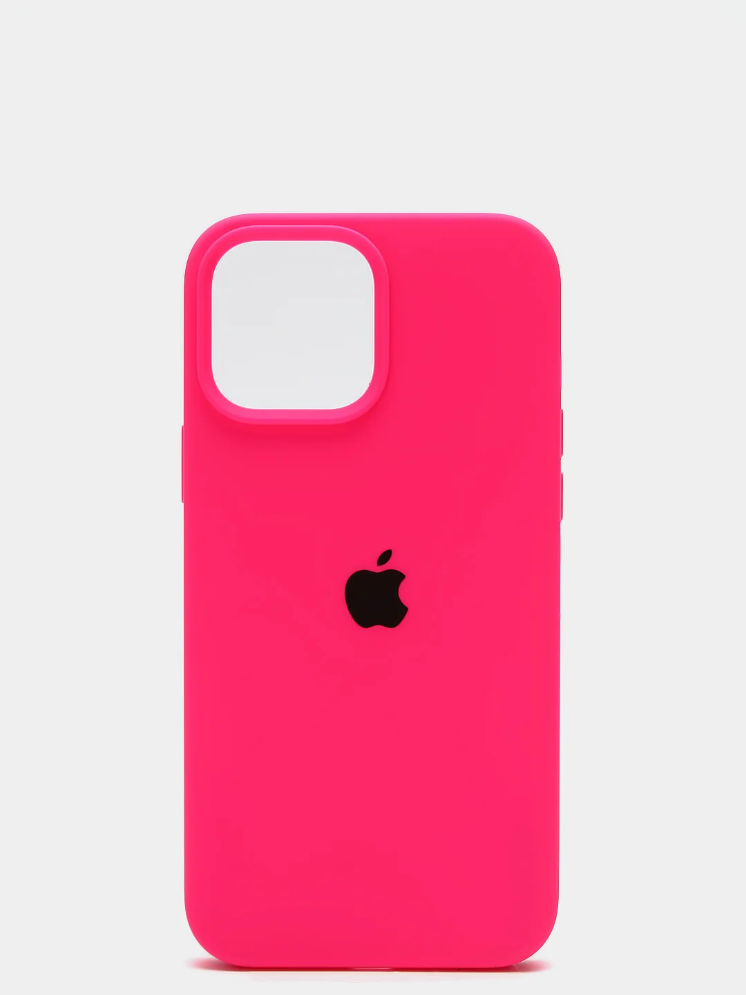 Фуксия чехол Silicone Case для iPhone 13 / 14, Pro, Pro Max с закрытым низом