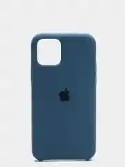 Синий меланж чехол Silicone Case для iPhone 11 Pro