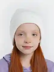 Шапка утепленная для девочки Koton вязаная, однотонная, демисезонная