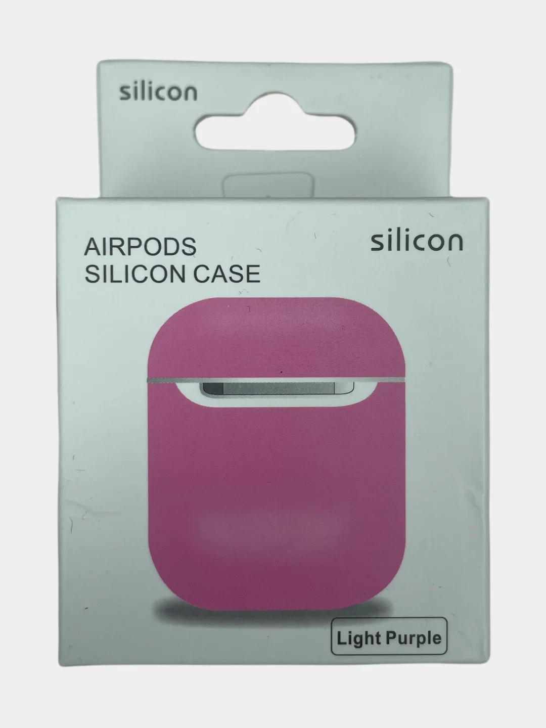 Тёмно-розовый силиконовый чехол для AirPods 1 и 2
