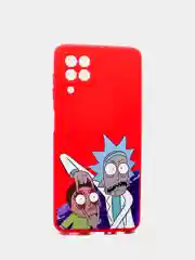 Чехол для Samsung A22 (самсунг), силиконовый, с принтом